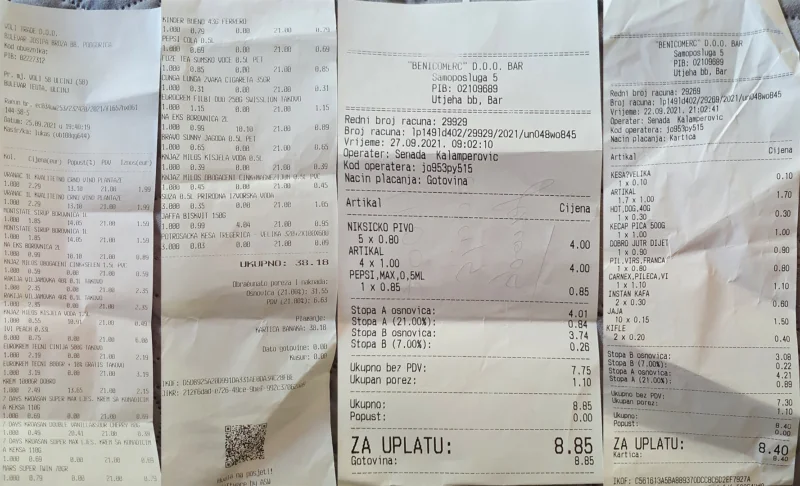 ceny czarnogóra 2021 paragony ceny czarnogóra 2021 paragony