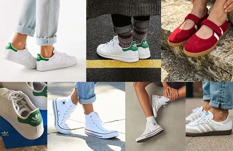 buty samba adidas Vibram FiveFingers modne sneakersy 2026 oraz białe sneakeriny stylizacja
